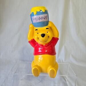 Kreisler Winnie the Pooh Ceramic Coin Bank w/ Honey Pot WCB-1001 / 6"